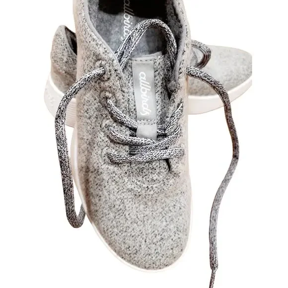 Allbirds Wool Runner Sneaker Gray Women's SIze 8 - Picture 9 of 10